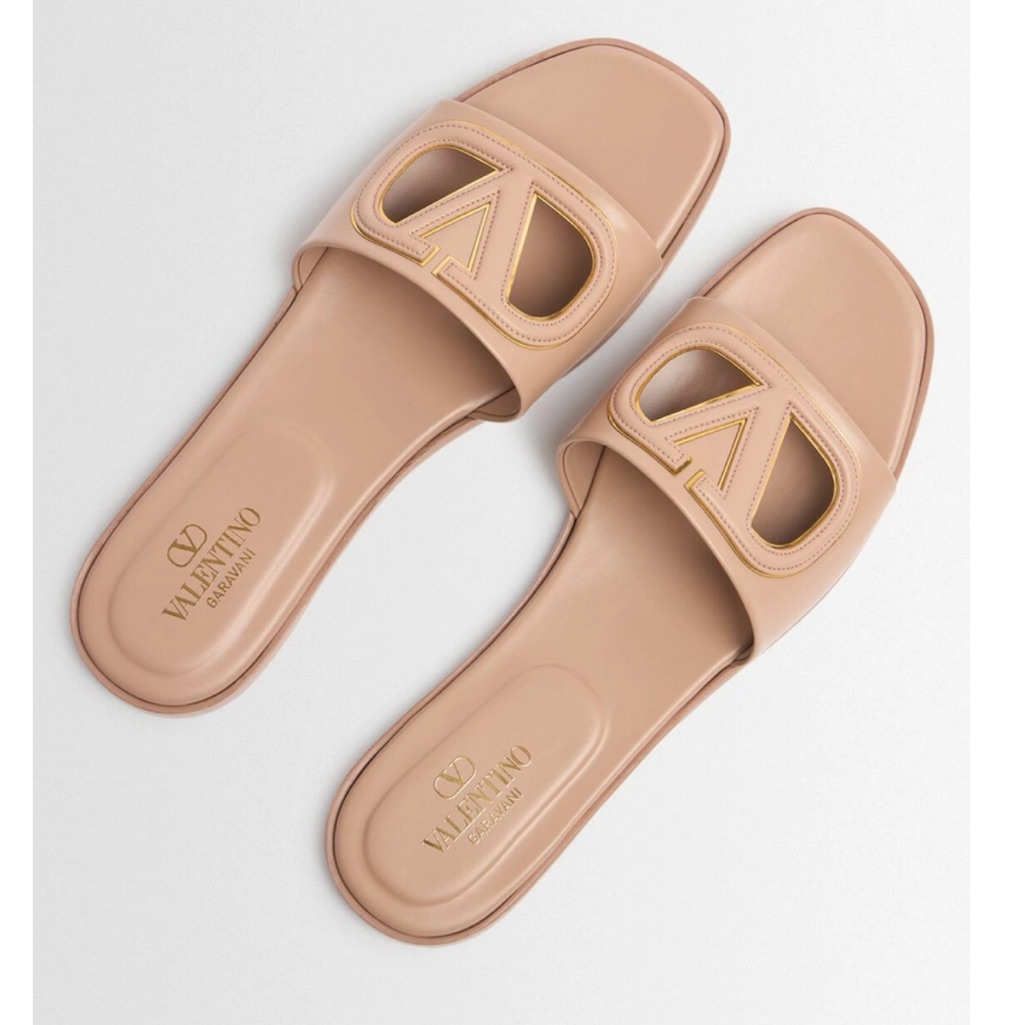 Valentino Garavani Vlogo Cut-Out Sandals New 9